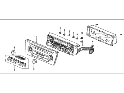 Acura RL Blower Control Switches - 79600-SZ3-A01ZA