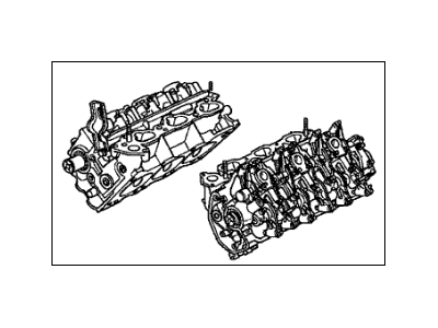 Acura 10003-P5A-A00 General Assembly, Cylinder Head