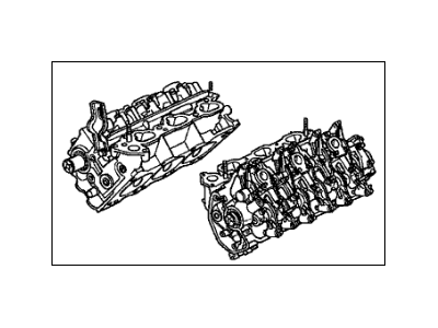 1998 Acura RL Cylinder Head - 10003-P5A-A00