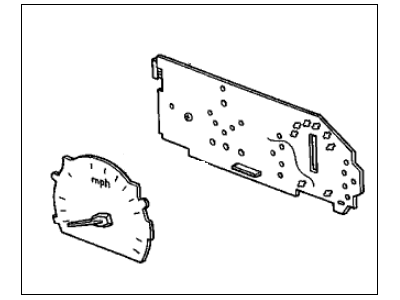 Acura 78120-SZ3-A12 Speedometer Assembly & Speedometer Print Panel