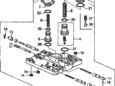 2002 Acura RL Valve Body - 27700-P5D-040