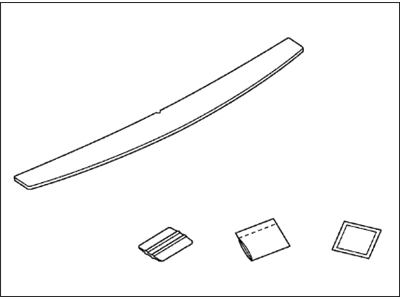 Acura 08P48-TX4-201 Rear Bumper Applique