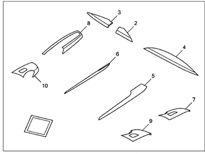 Acura 08Z03-TX4-211A Interior Panel