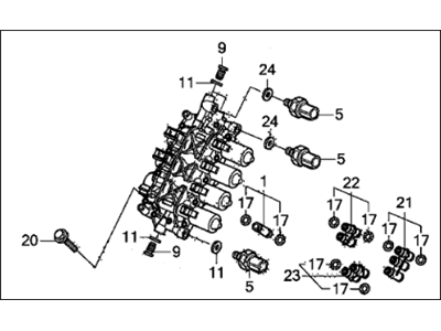 Acura 27700-RT4-000 Linear Transmission Shift Solenoid