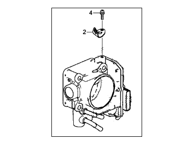 Acura 16400-5G0-A01 Electronic Control Throttle Body (Gmf5A)