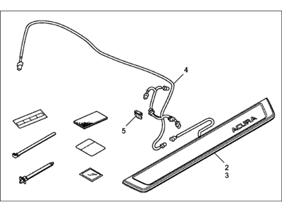 Acura 08E12-TX4-201 Door Sill Trim