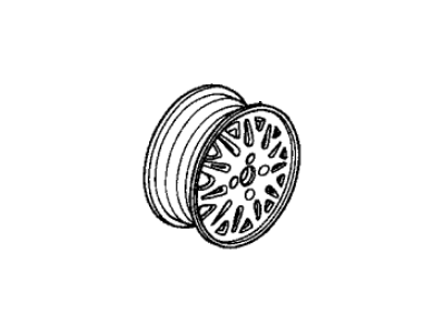 Acura 42700-ST7-A51 Aluminum Wheel Rim (14X5 1/2Jj)