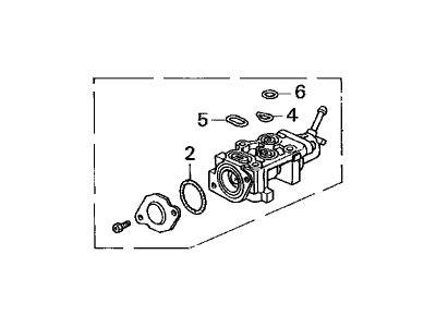 Acura 16500-P72-000 Fast Idle (Af42A) Valve Assembly