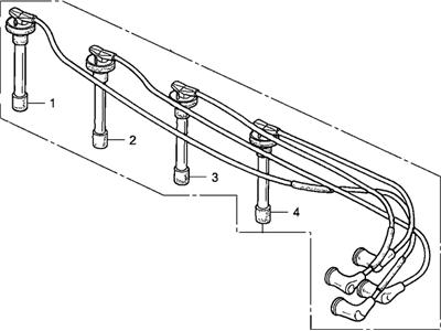 Acura 32722-P72-405 Ignition (Sumitomo) Wire