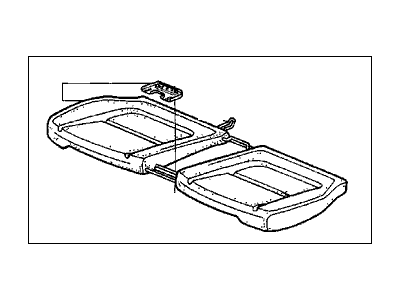 1996 Acura Integra Seat Cushion - 82132-ST7-A01