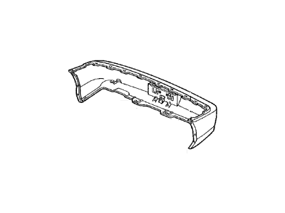 Acura 04715-ST7-A00ZZ Rear Bumper Face