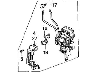 1994 Acura Integra Door Lock - 72150-ST7-A01