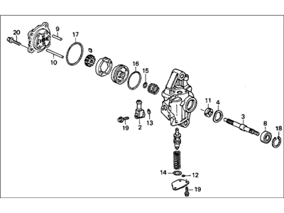 Acura 06561-P72-506RM Power Steering Pump Sub-Assembly (Reman)