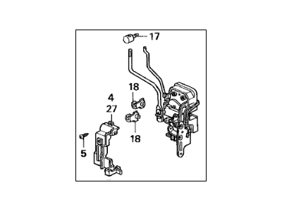 Acura 72110-ST7-A01 Right Front Door Lock Assembly