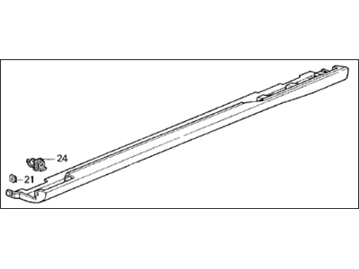Acura 71850-ST7-000 Driver Side Sill Garnish Assembly