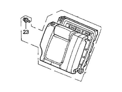 2000 Acura Integra Seat Cushion - 82122-ST7-J22