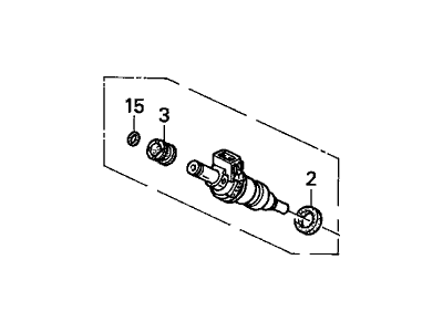 Acura 17132-P73-000 Stay, Intake Manifold