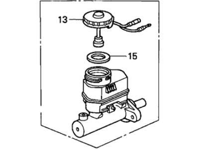 1998 Acura Integra Brake Master Cylinder - 46100-S30-A01