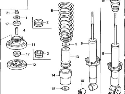 1999 Acura Integra Shock Absorber - 52610-ST7-921