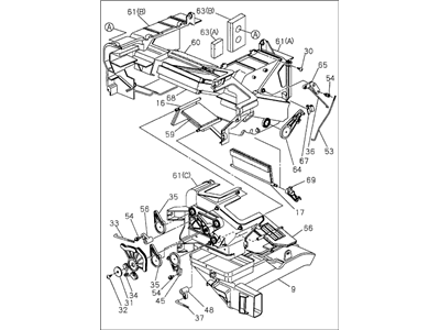 Acura Heater Core - 8-97161-818-0