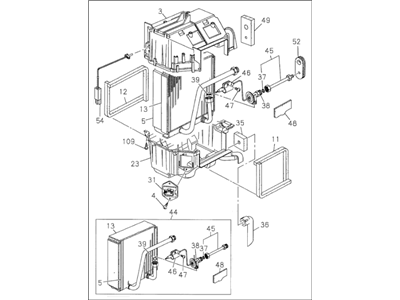 Acura 8-97164-585-0 A/C Evaporator