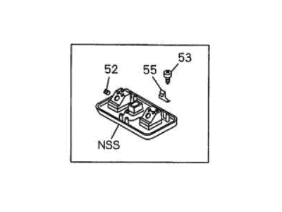 Acura SLX Interior Light Bulb - 8-97151-450-4