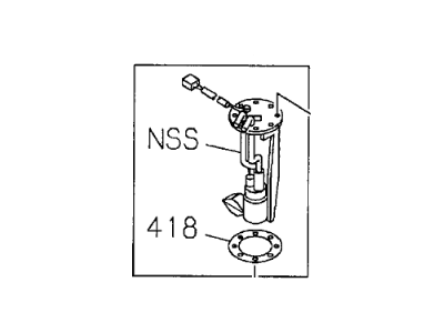 Acura SLX Fuel Sending Unit - 8-97163-248-1