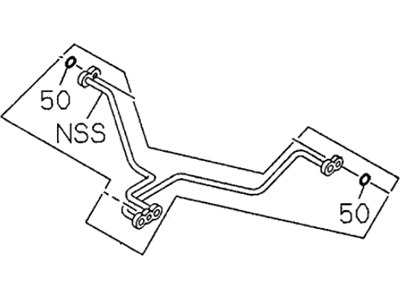 1999 Acura SLX A/C Hose - 8-52481-545-1