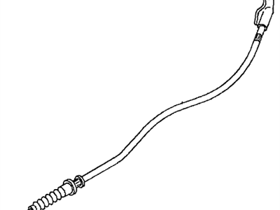 1996 Acura SLX Parking Brake Cable - 8-97131-203-0