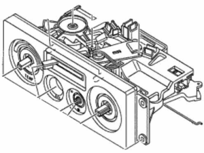 Acura 8-97116-766-2 Lever Sub Assembly Heater C