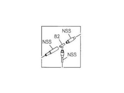Acura SLX PCV Valve Hose - 8-97136-220-0