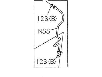 1999 Acura SLX A/C Hose - 8-52477-884-0