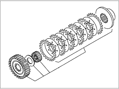 Acura 8-97181-588-0 Clutch Assembly, Transfer