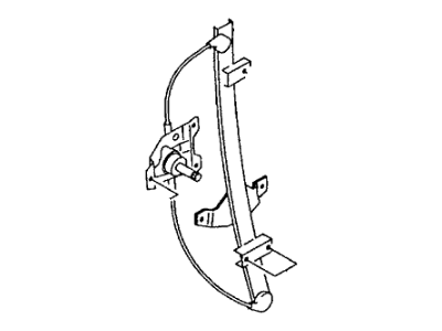 Acura 8-97165-869-1 Right Rear Door Window Regulator