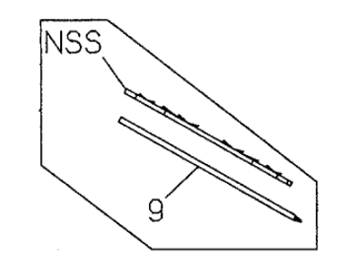 1999 Acura SLX Wiper Blade - 8-97254-762-0