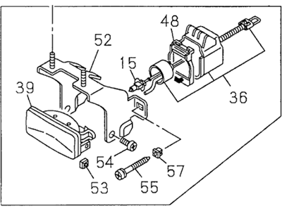 Acura 8-97183-640-0 Lamp Assembly, Passenger Side Fog