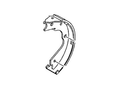 Acura SLX Parking Brake Shoe - 8-97034-739-1