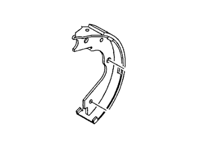 Acura SLX Parking Brake Shoe - 8-97034-738-0