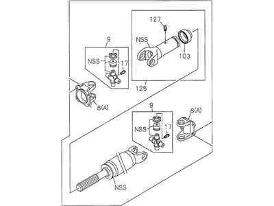 Acura Driveshaft - 8-97164-318-1