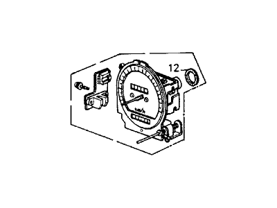 1986 Acura Integra Instrument Cluster - 37200-SD2-A51