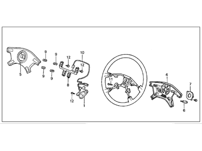 Acura Integra Steering Wheel - 53110-SD2-V20ZA