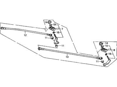 Acura Integra Windshield Wiper - 38460-SD2-A01