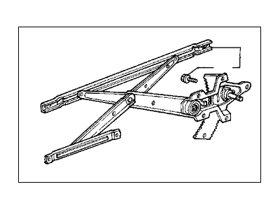 Acura 75320-SD2-003 Left Front Door Regulator