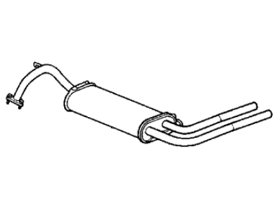 1987 Acura Integra Muffler - 18307-SD2-A03