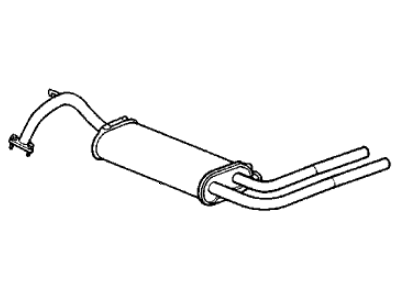 Acura 18307-SD2-A03 Muffler, Exhaust