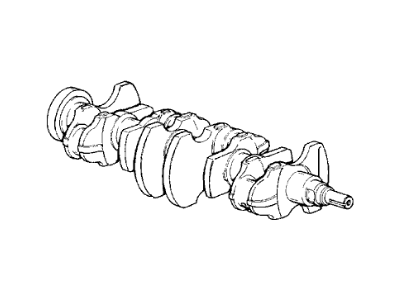 1988 Acura Integra Crankshaft - 13310-PG6-010