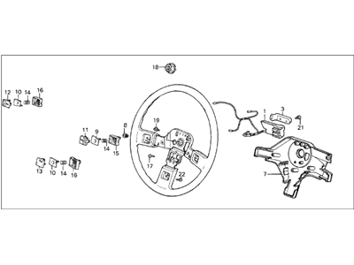 Acura Integra Steering Wheel - 53110-SD2-A12ZA