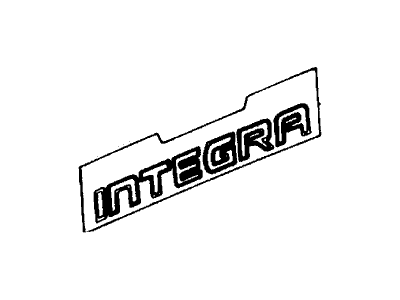 1989 Acura Integra Emblem - 87305-SD2-920ZA