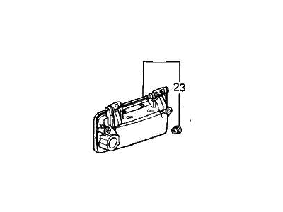1987 Acura Integra Door Handle - 72180-SE3-004A4