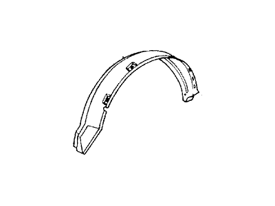 Acura 61140-SD2-V20 Right Front Fender (Inner)